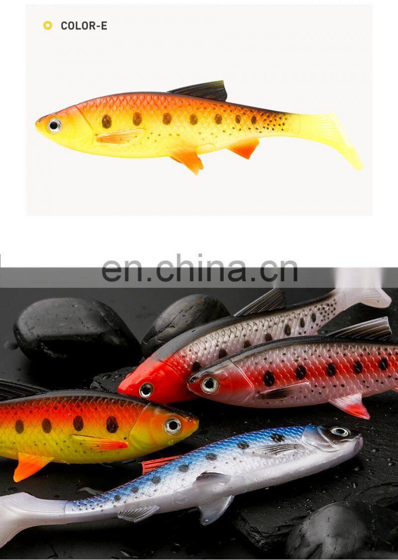 JOHNCOO China Factory Customized 3D Eye Big Size 15cm 36g Pike Bait Soft Fishing Lures