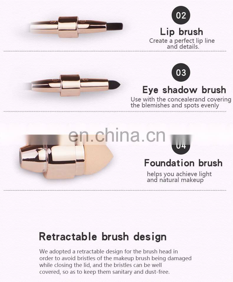Hot sale Mini 4 in 1 Makeup Brush cleaner Set Luxury Multi Functional Make up Brush set
