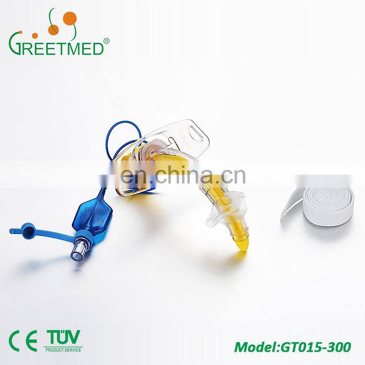 Disposable cuffed uncuffed tracheostomy tube