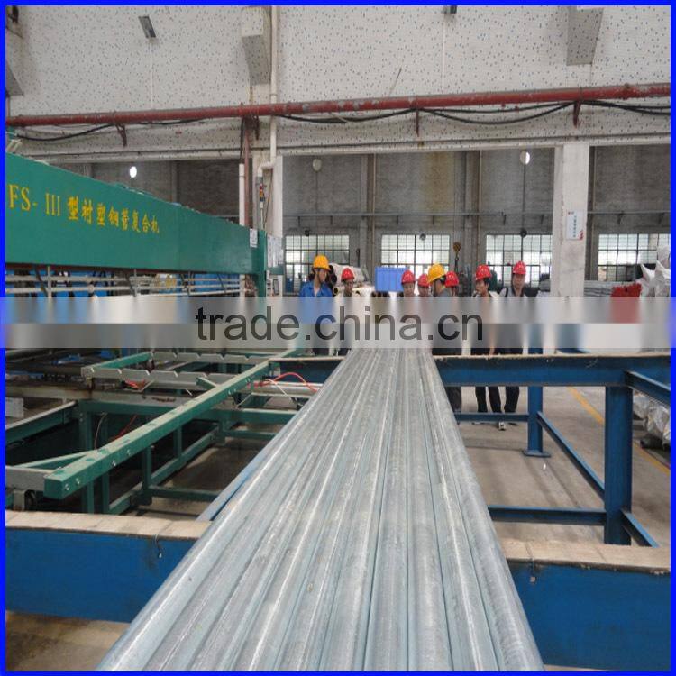 Steel-plastic composite pipe / epoxy coated composite pipe / PE coated steel reinforced pipe