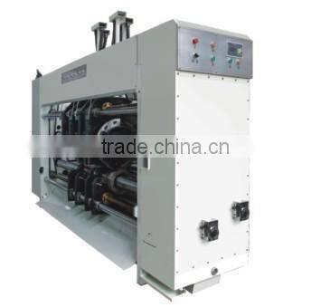 Full flexo high speed printing slotting die cutting machine