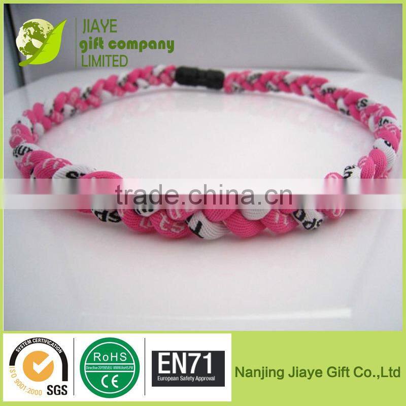 New 3 Ropes Tornado Ionic Titanium Baseball Sports Necklace