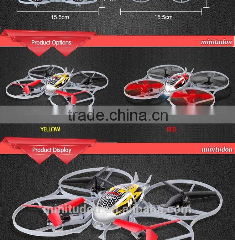 Minitudou X4 Remote Control Quadcopter with 3D rollover function and six-axis flight system