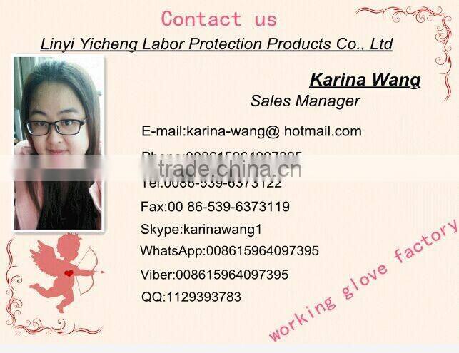 PVC DOTTED COTTON GLOVES, Nature White, Bleached White