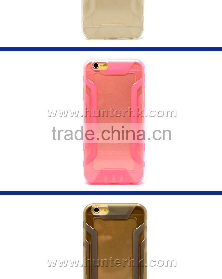 New Design Clear Back Cover For iphone 6G Soft Case