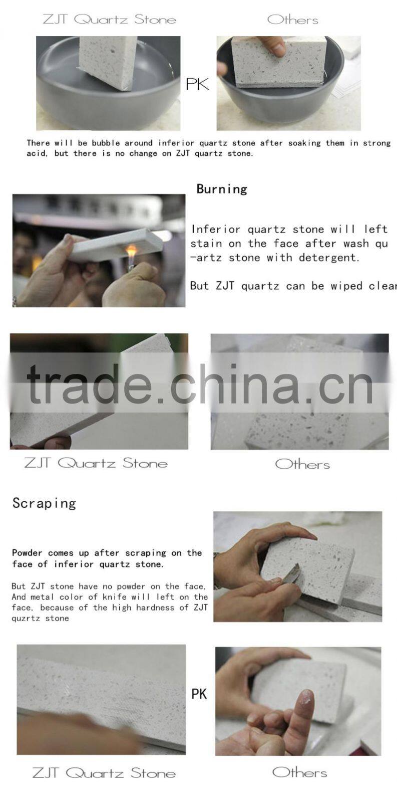 artificial quartz countertop and flooring tiles and slab , quartz stone decorative artificial quarry stone