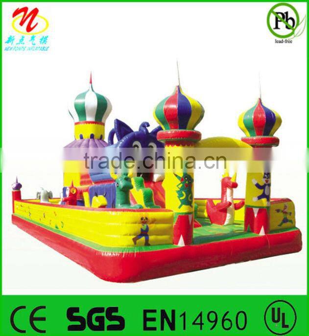 large inflatable amusement park for kids