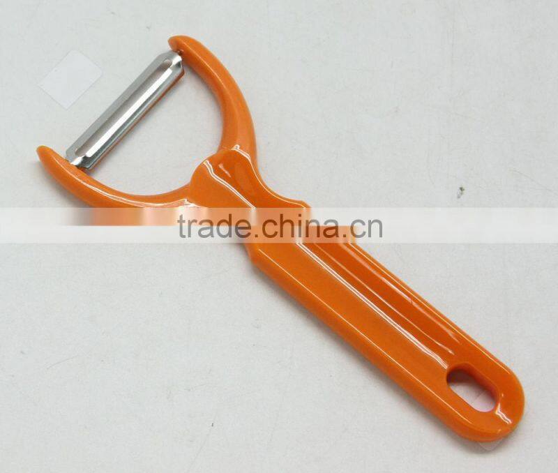 NEW STYLE FLAT "Y" PEELER, PLASTIC & S/S WITH DISPLAY BOX