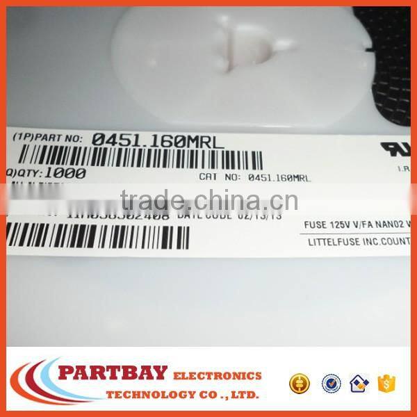 Littelfuse very fast acting SMF Fuse 1808 0451.160MRL 160MA 125V