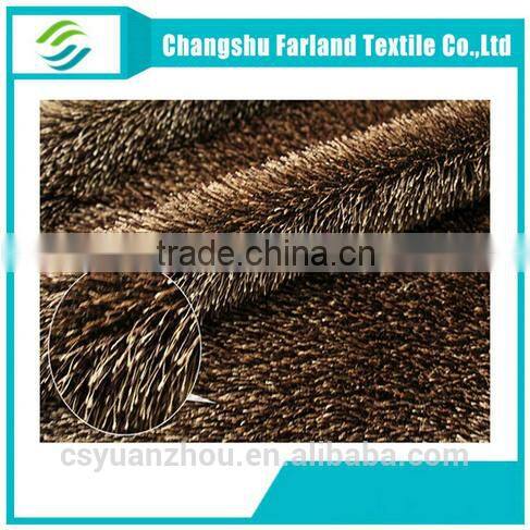 cationic peacock velvet fabric yarn designer fabric