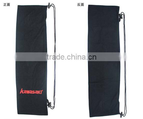 2016 Badminton racket bag sports bag velvet bag with embroidery logo