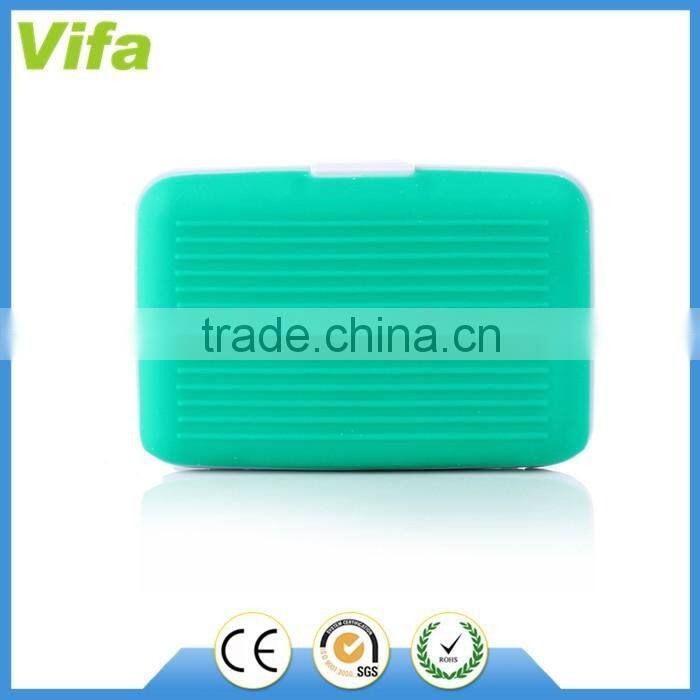 Silicone Business ID Credit Card Wallet Holder Pocket Case Box