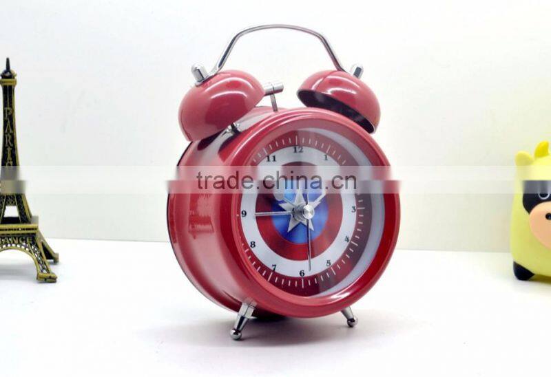 (2016) home design retro table clock, Metal Clock, model design desk clock
