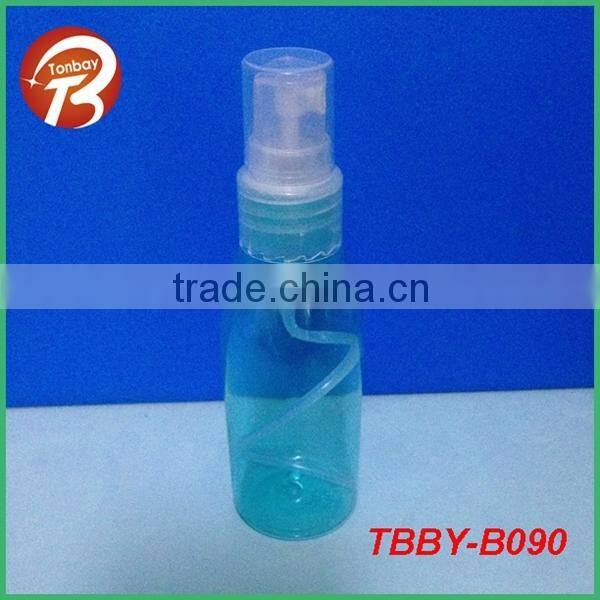 250ml PET red hair conditioner plastic bottle with press cap shampoo bottle TBBY-B115