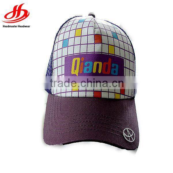 Custom new design printed trucker caps baseball hats