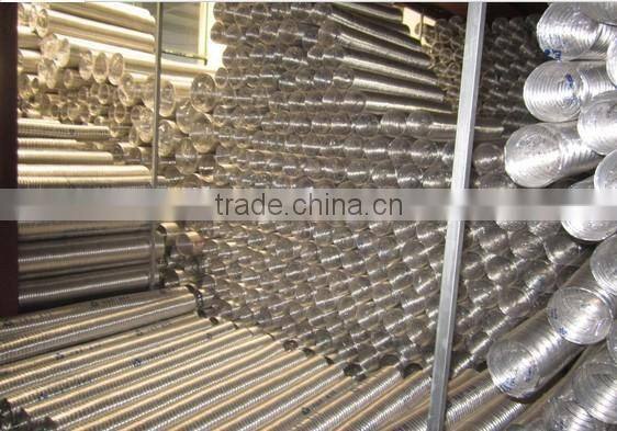 Single Layer Acoustic Insulated Flexible Air Duct for HVAC Systems / Aluminum Flexible Air Duct