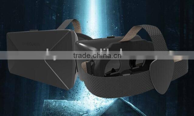 Factory Plastic Google cardboard Virtual Reality Headset with Magnets