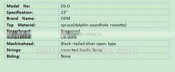 china OEM wholesale spruce ukulele cartoon little bear lovely ukulele