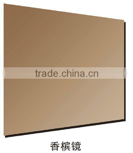 modern style/emboss orange golden mirror/disgrace mirror/delicate mirror glass