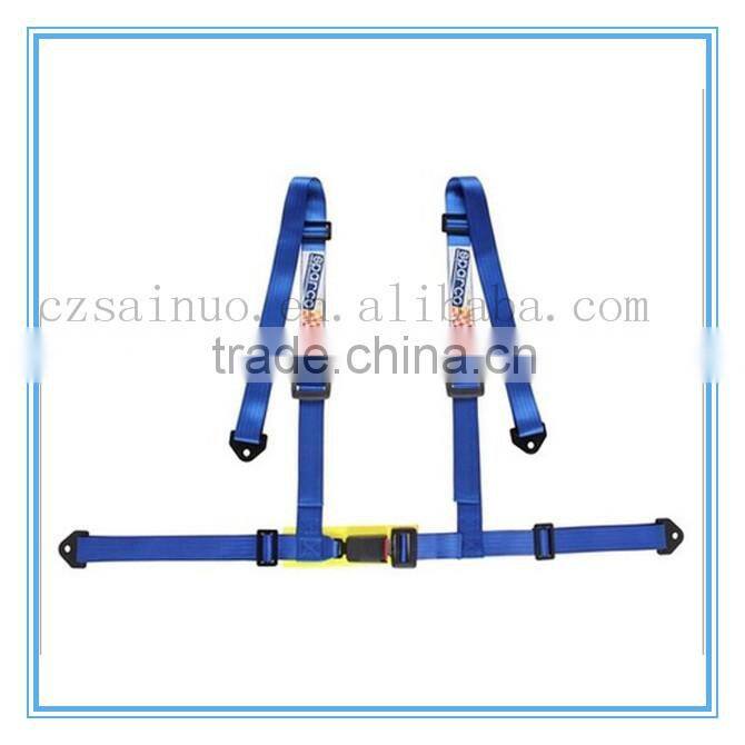 High quality racing seat belt 4 points portable safety seat belt