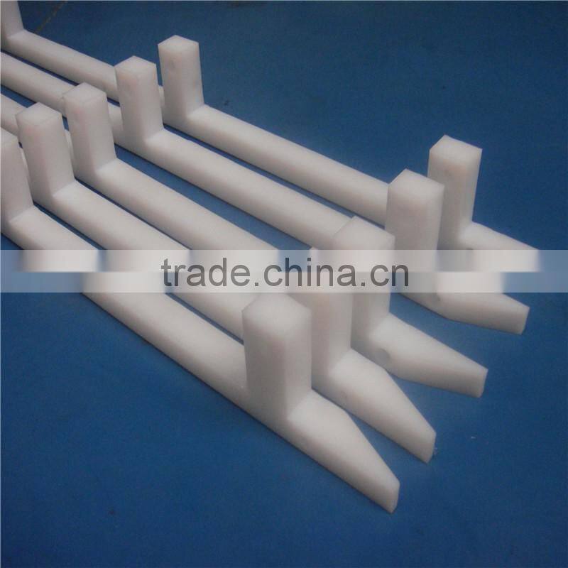 wholesale CNC maching plastic OEM & ODM white polyethylene uhmwpe cup holder