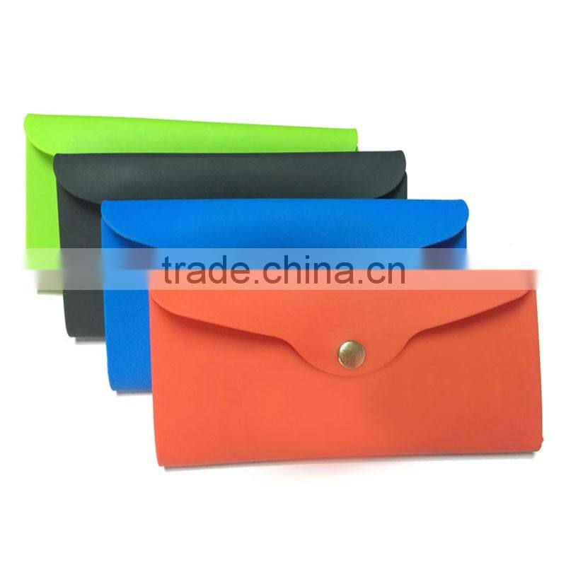 Lovely Custom Envelope Shape Silicone Bags Change Purse Cash Bag Mini Coin Purse for Women/Pouch Wallet/Card Holder