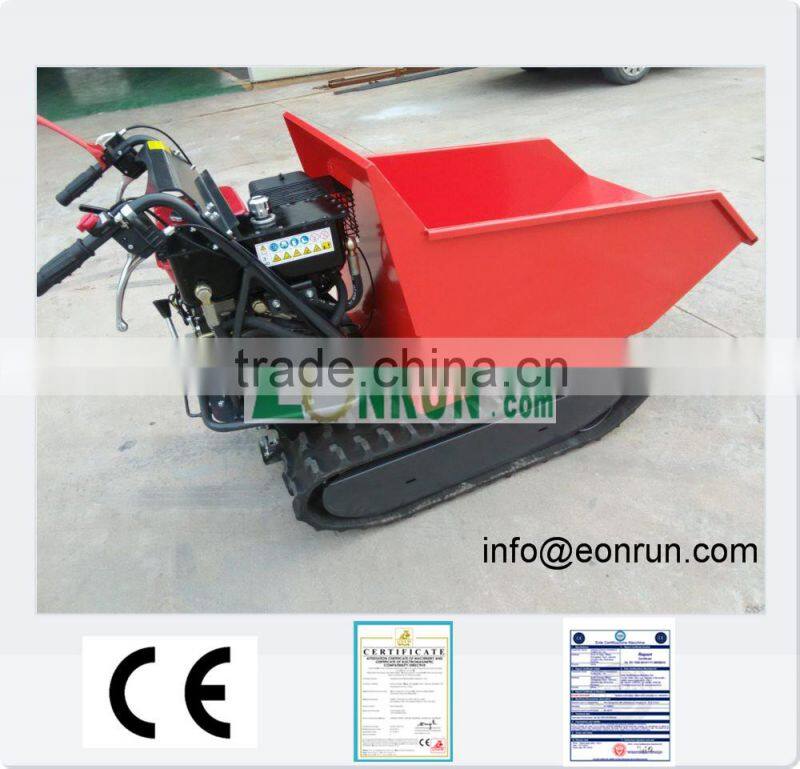 Auto tip mini dumper Garden dumper with petrol engine and CE