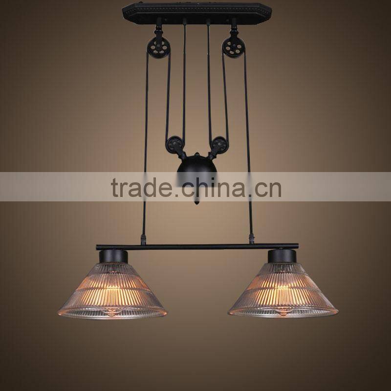 Hot Sale Vintage fan shape table lamp/light
