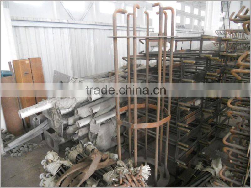 Black steel pole anchor