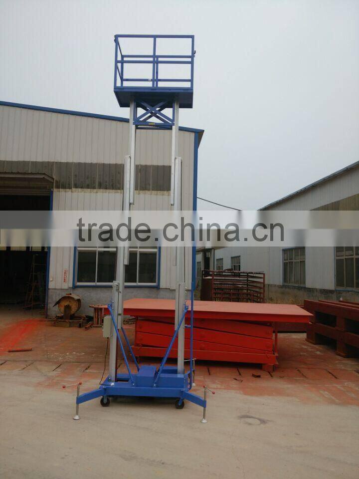 Double mast hydraulic personal lifting kits