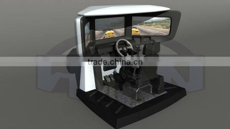 4D 3-Screen Vehicle Simulator