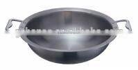 High quality stainless steel fry pot, non-stick fry pan