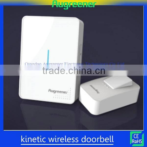 manufacturer supply wireless doorbell with 2 receiver and no battery waterproof doorbells Plug in Qingdao of E2