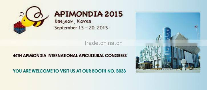 Yellow color plastic pollen collector for beekeeping