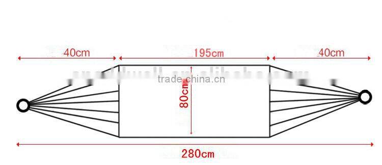 Outdoor camping leisure canvas hammock