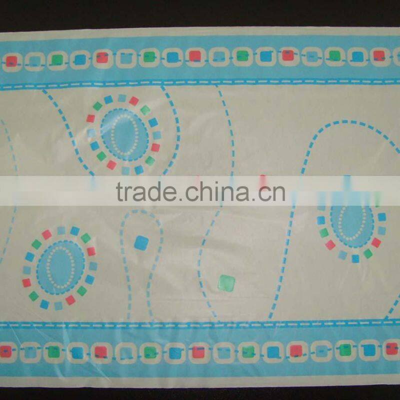 3 color High Quality print breathable PE film for baby diapers material