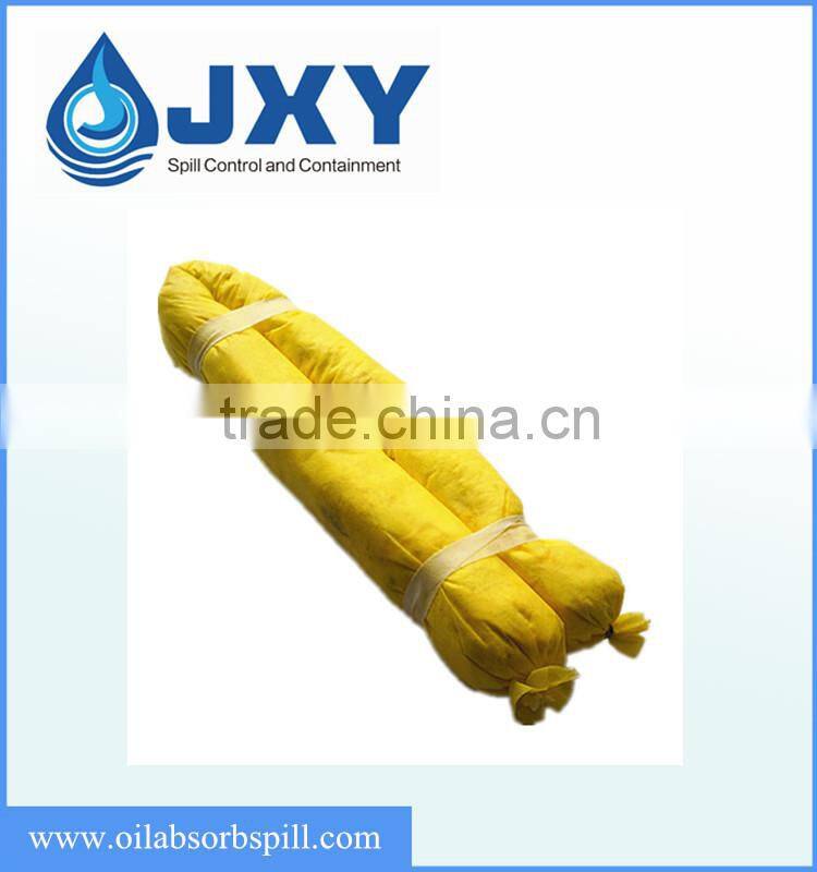 100% PP Hazmat Chemical Absorbent Boom For Spill Control