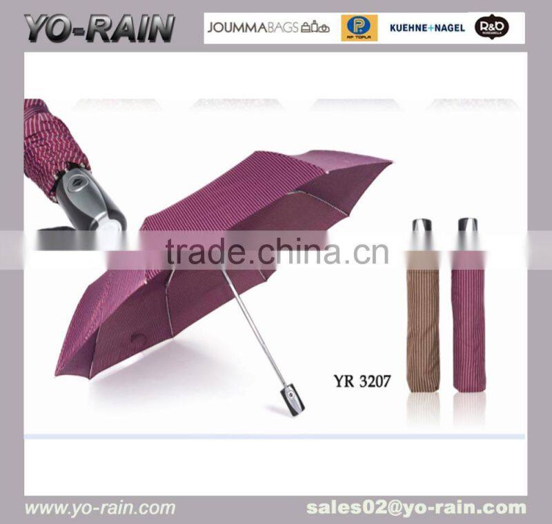 Top Quality Customized 3Fold Automatic Promotion cheap mini outdoor Umbrella