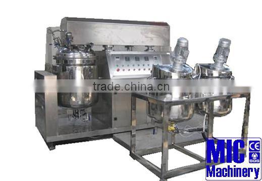 MIC- 500L cosmetic cream making machine jam making machine tomato sauce making machine vacuum homgenzier mixer with ce