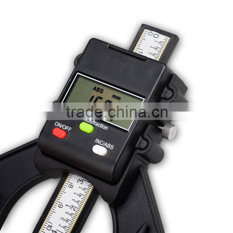 Digital Tread Depth Gauge LCD Magnetic Self Standing Aperture 80mm Hand Routers