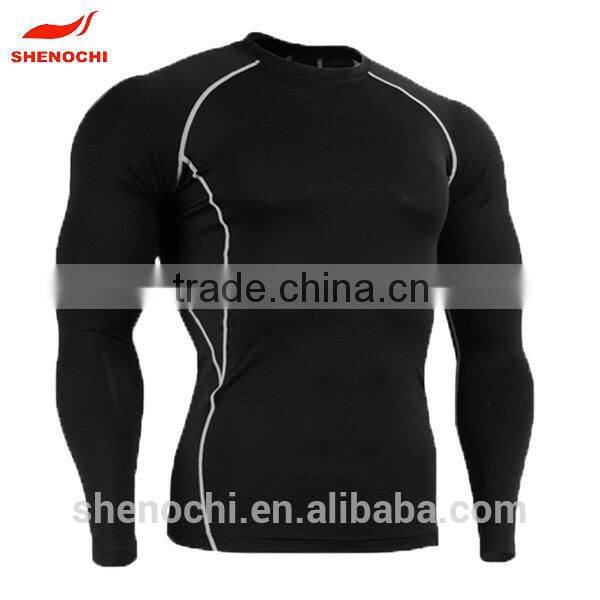 Short sleeves Cheap price skin tight t shirt mens skin tight running t-shirt