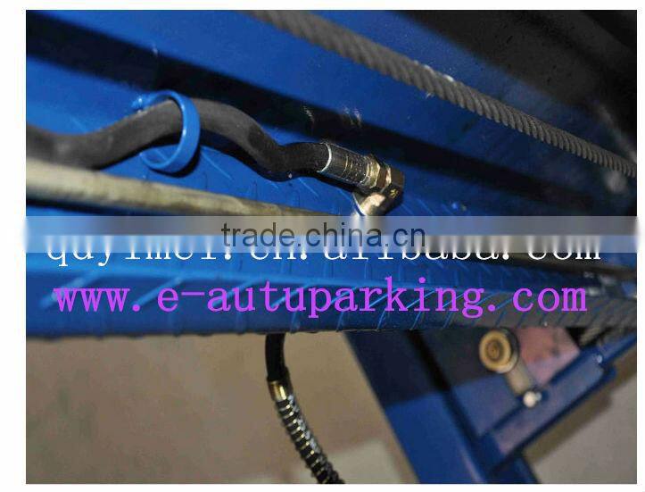 Hydraulic mini tilting double parking car lift for home garage
