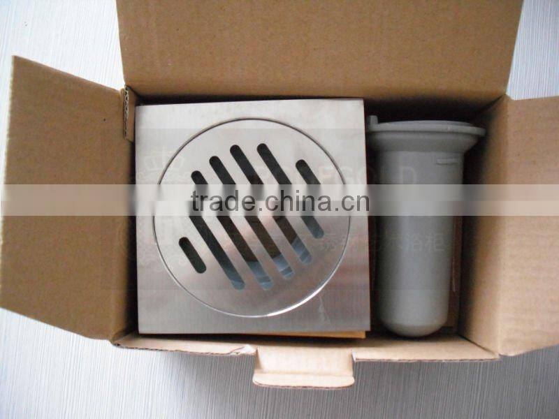 304stainless steel floor drain