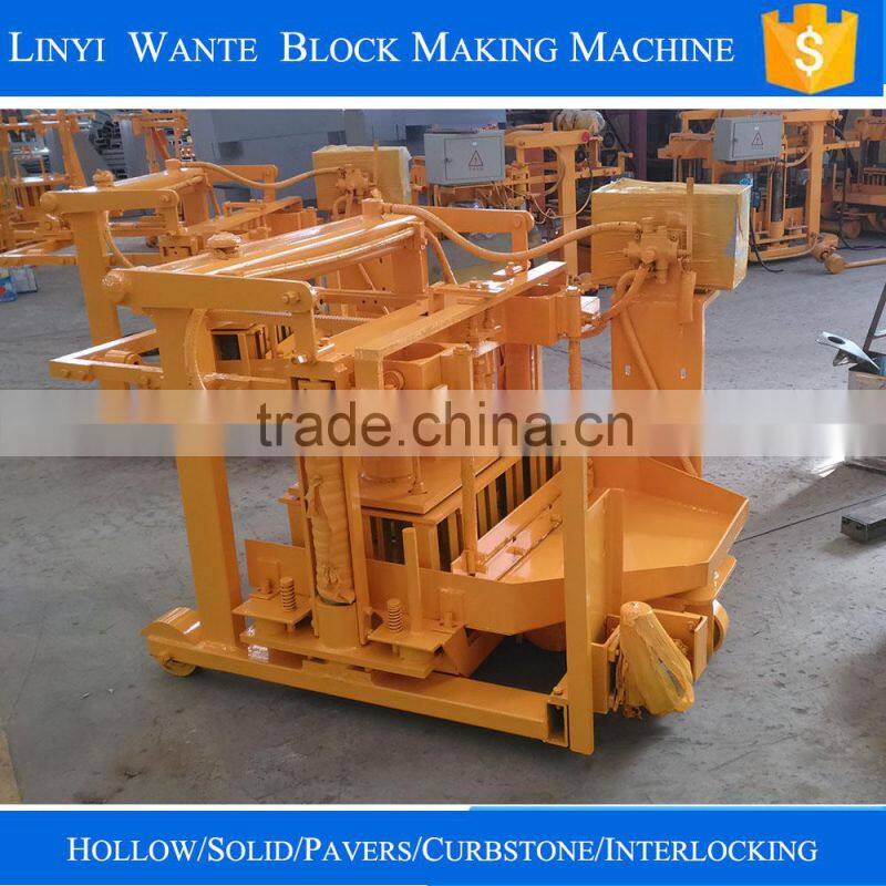 QT40-3 Egg laying brick machinery for small business