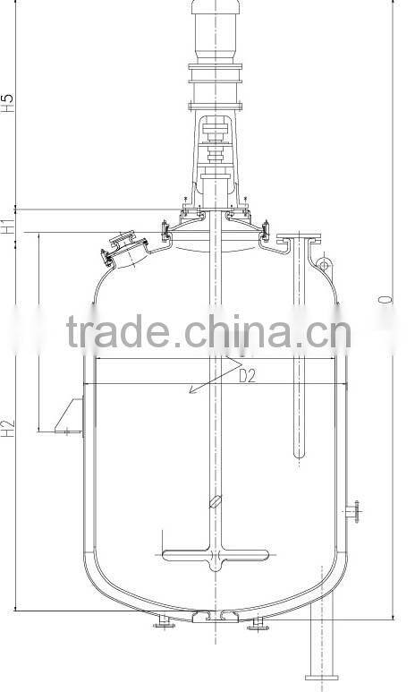 Glass lined reactor