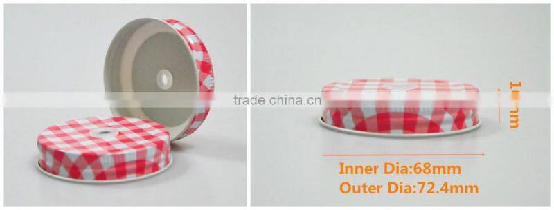 Colored metal lid for Beverage