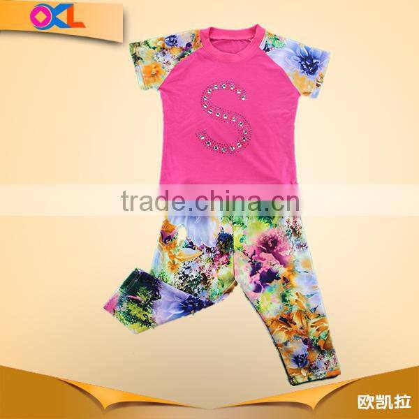 Chinese supplier top quality competitive price baby girl mustard pie clothing sets