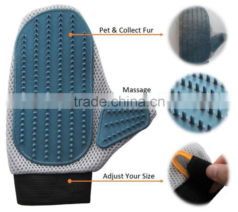 Cat & Dog Grooming Glove for Short and Long Hair Pets by ISHOW