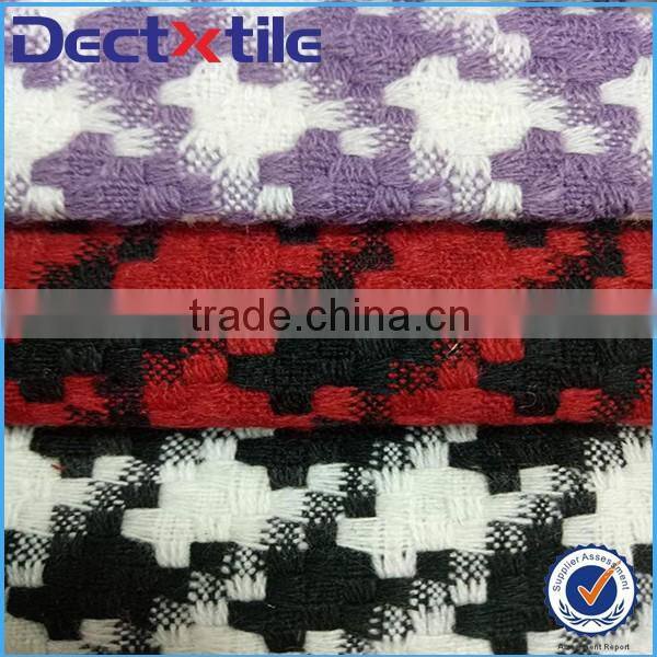 Girl warm fabric houndstooth fabric for coat