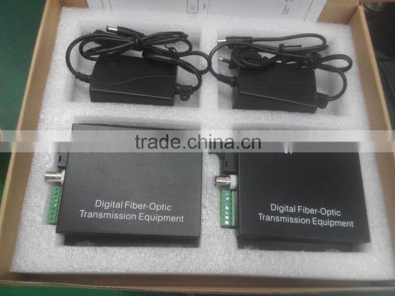 1ch video 1 bidi audio fiber converters